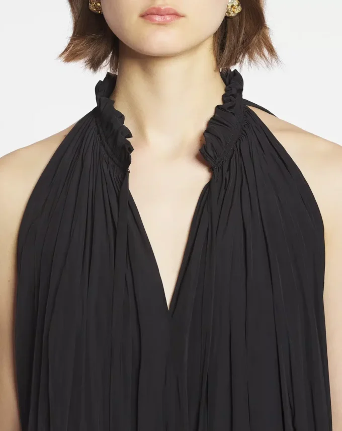 Robe courte à volants