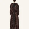Robe en velours dévoré