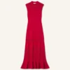 Robe en viscose avec détails en dentelle