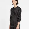 Robe longue brodée