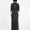 Robe longue brodée