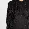 Robe longue brodée
