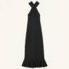 Robe longue en viscose