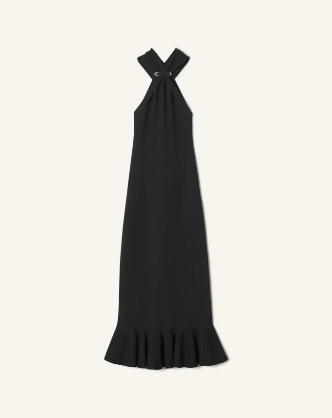 Robe longue en viscose