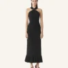 Robe longue en viscose