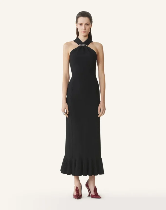Robe longue en viscose