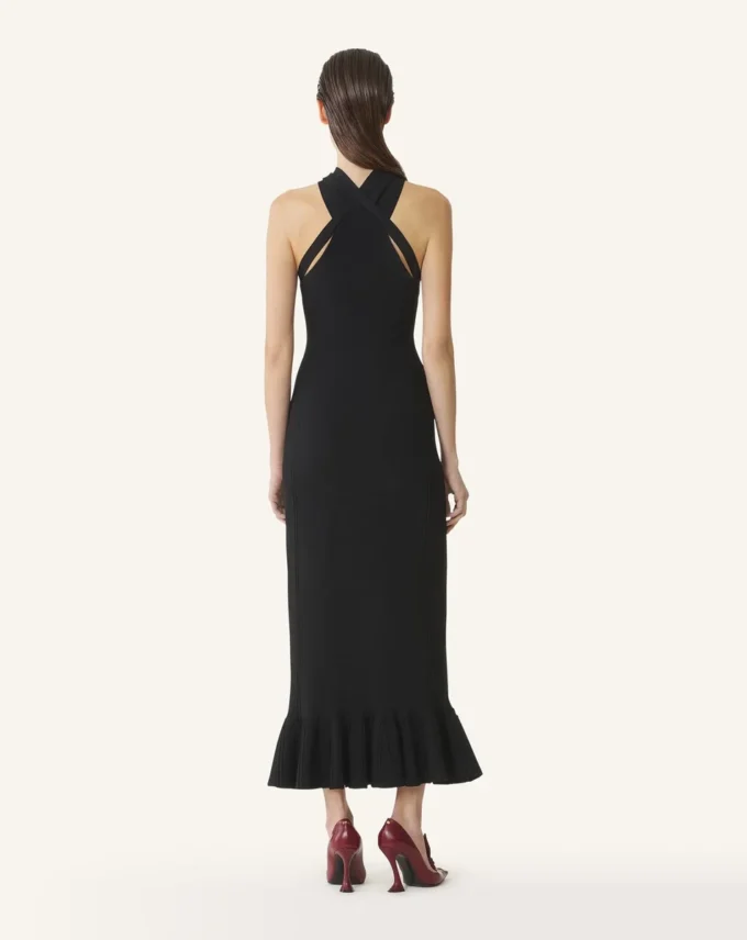 Robe longue en viscose