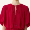 Robe midi en charmeuse