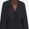 Robe midi en charmeuse