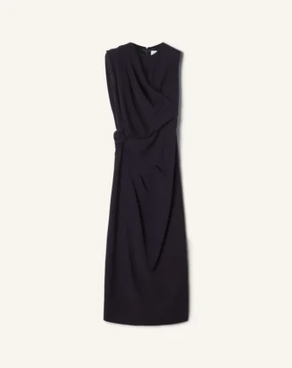 Robe midi en flanelle