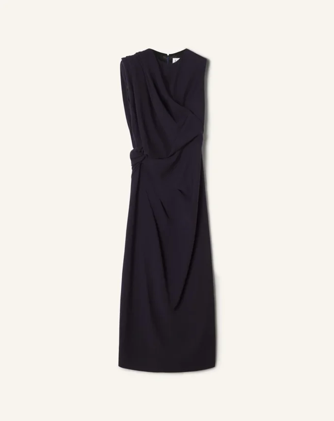 Robe midi en flanelle