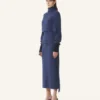Robe midi en laine et cachemire