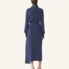 Robe midi en laine et cachemire