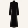 Robe midi en velours