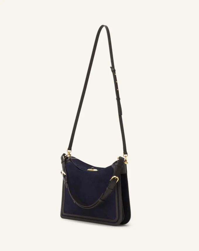 Sac asymétrique Compagnon en daim