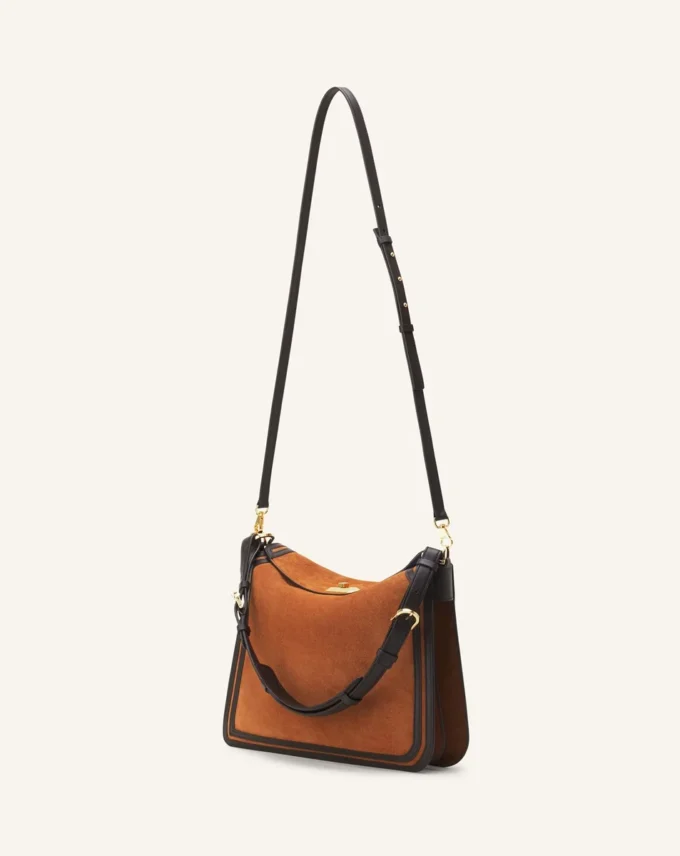 Sac asymétrique Compagnon en daim