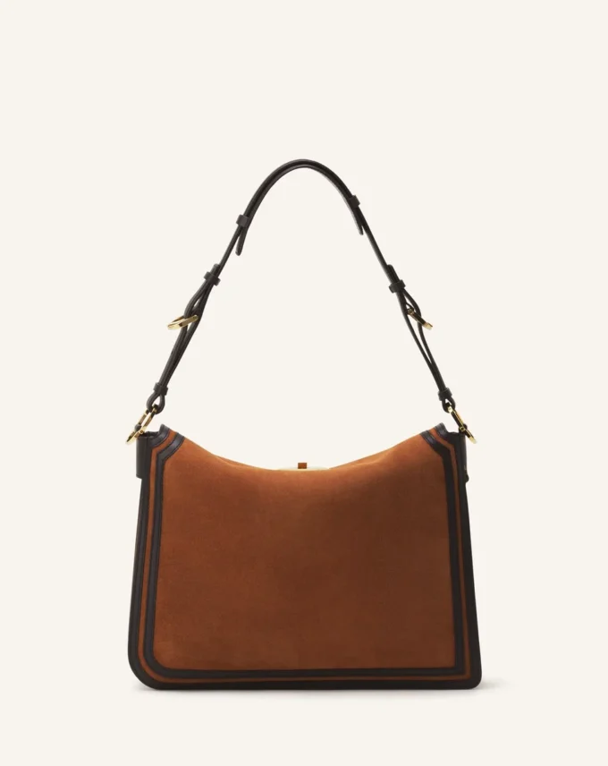 Sac asymétrique Compagnon en daim
