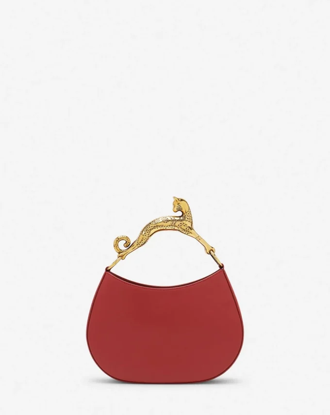 Sac en cuir Hobo Cat