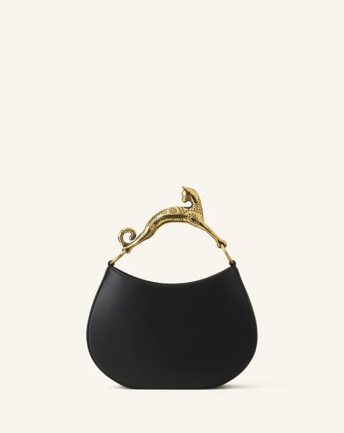 Sac en cuir Hobo Cat