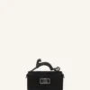 Sac en cuir Nano Pencil Cat avec effet poney et strass