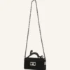 Sac en cuir Nano Pencil Cat avec effet poney et strass