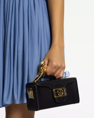 Sac en cuir Pencil Cat Nano avec un chat bimatière