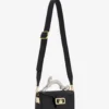 Sac Nano Pencil Cat en cuir et strass