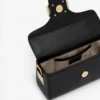 Sac Nano Pencil Cat en cuir et strass