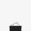 Sac Nano Pencil Cat en cuir et strass