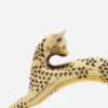 Sac Nano Pencil Cat en cuir métallisé craquelé