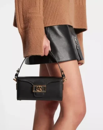 Sac Nano Pencil en cuir brillant