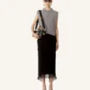 Sac Pencil Cat en cuir de veau