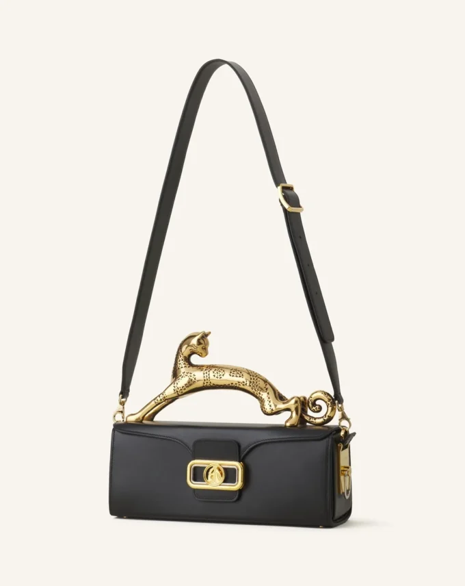 Sac Pencil Cat en cuir de veau