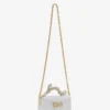 Sac Pencil Cat en cuir et strass