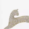 Sac Pencil Cat en cuir et strass