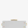 Sac Pencil Cat en cuir et strass