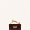 Sac Pencil Cat Nano en cuir verni