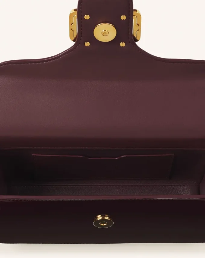 Sac Pencil Cat Nano en cuir verni