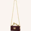 Sac Pencil Cat Nano en cuir verni