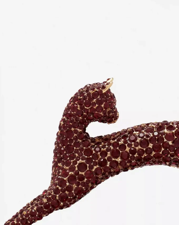 Sac Pencil Cat Python et strass