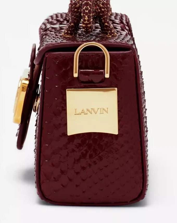 Sac Pencil Cat Python et strass