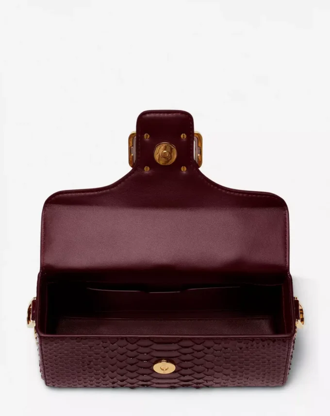 Sac Pencil Cat Python et strass
