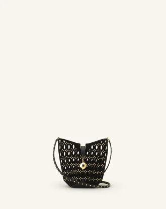 Sac seau Catch Nano by Lanvin en daim