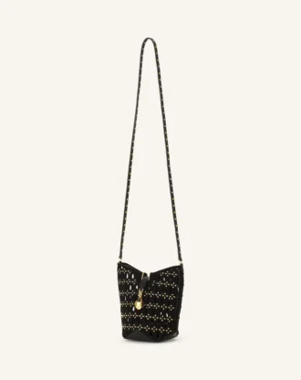 Sac seau Catch Nano by Lanvin en daim
