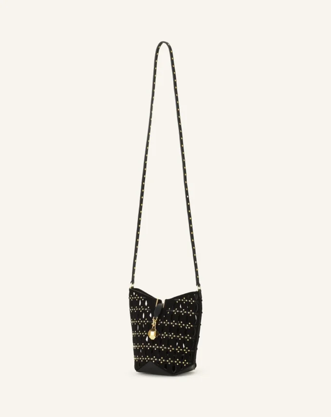 Sac seau Catch Nano by Lanvin en daim