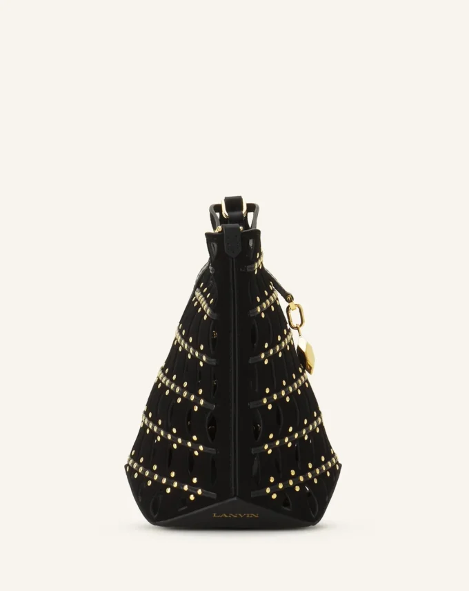 Sac seau Catch Nano by Lanvin en daim