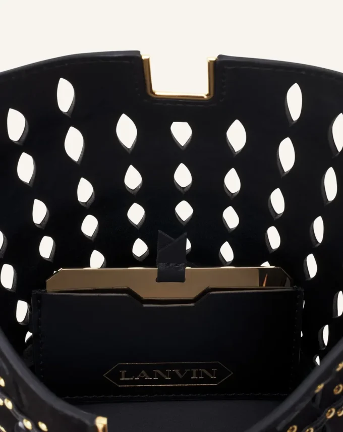 Sac seau Catch Nano by Lanvin en daim