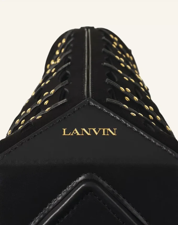 Sac seau Catch Nano by Lanvin en daim