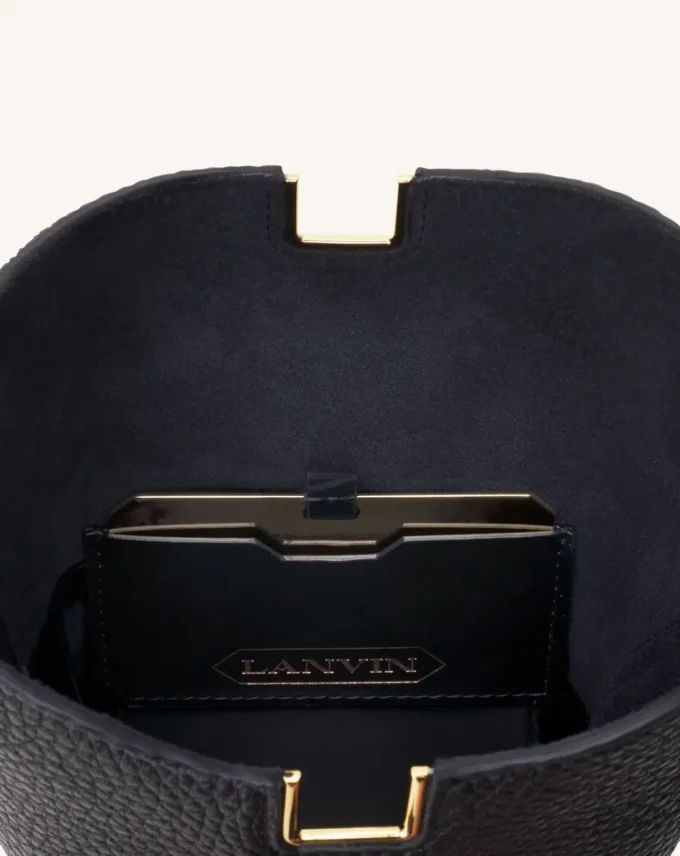 Sac seau en cuir Catch Nano by Lanvin