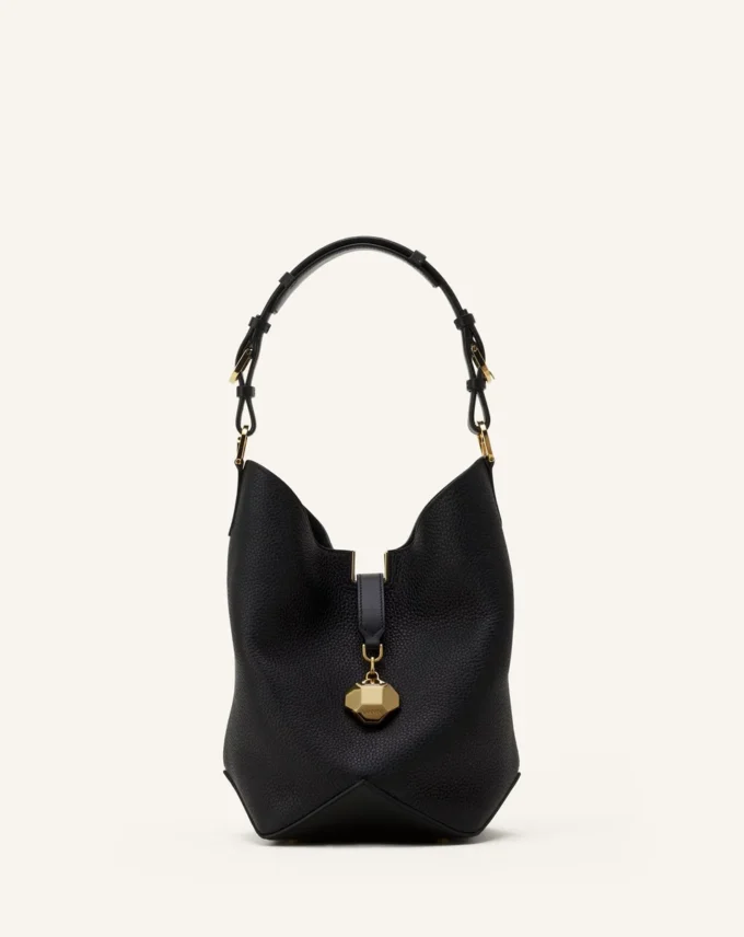 Sac seau moyen en cuir Catch by Lanvin